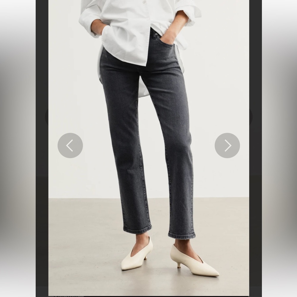AYR New Never Worn Women’s Straight-Leg Black Jeans - Picture 3 of 4